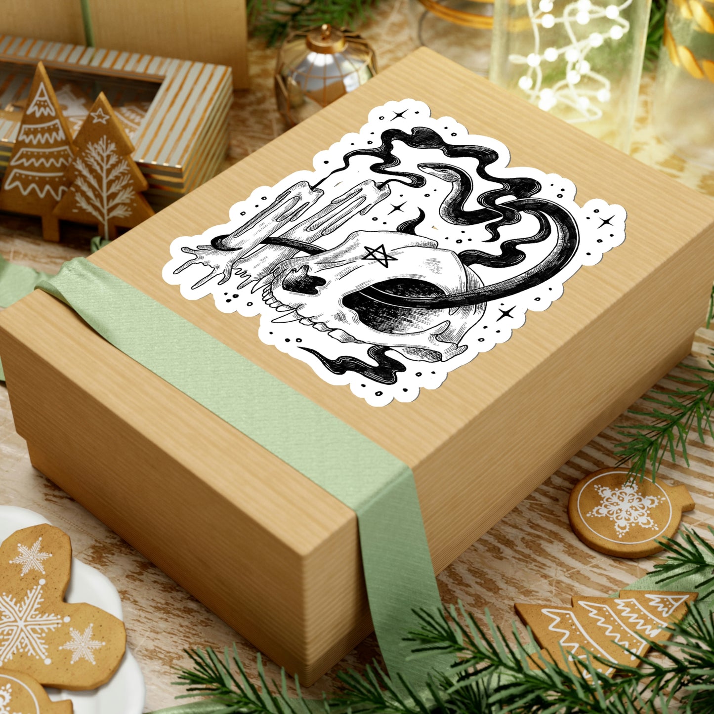 Witch Aesthetic Skull Goth Aesthetic Sticker