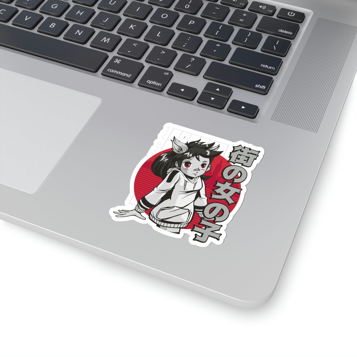 Japanese Aesthetic Anime City Girl Sticker