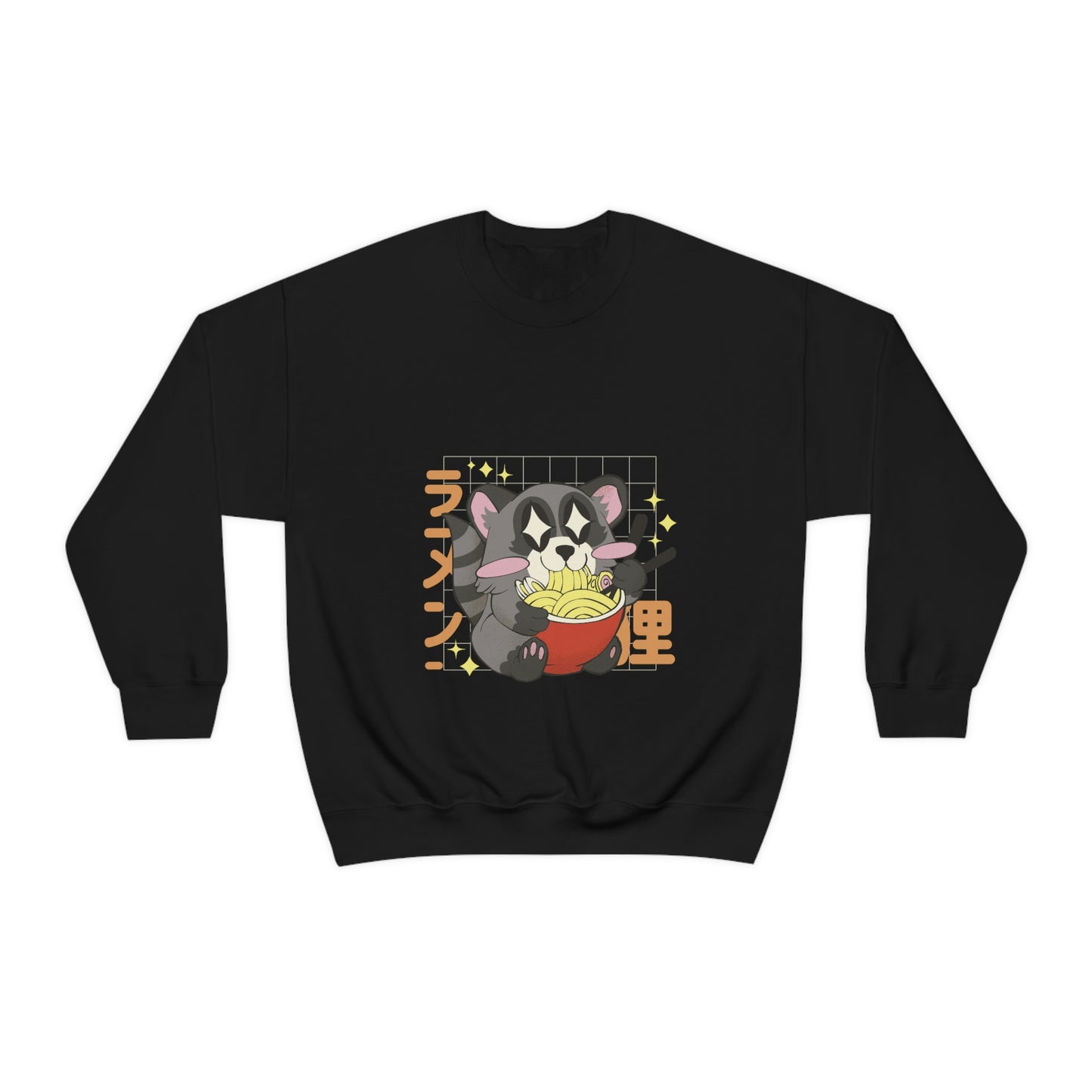 Kawaii Aesthetic, Yami Kawaii Racoon Ramen Sweatshirt