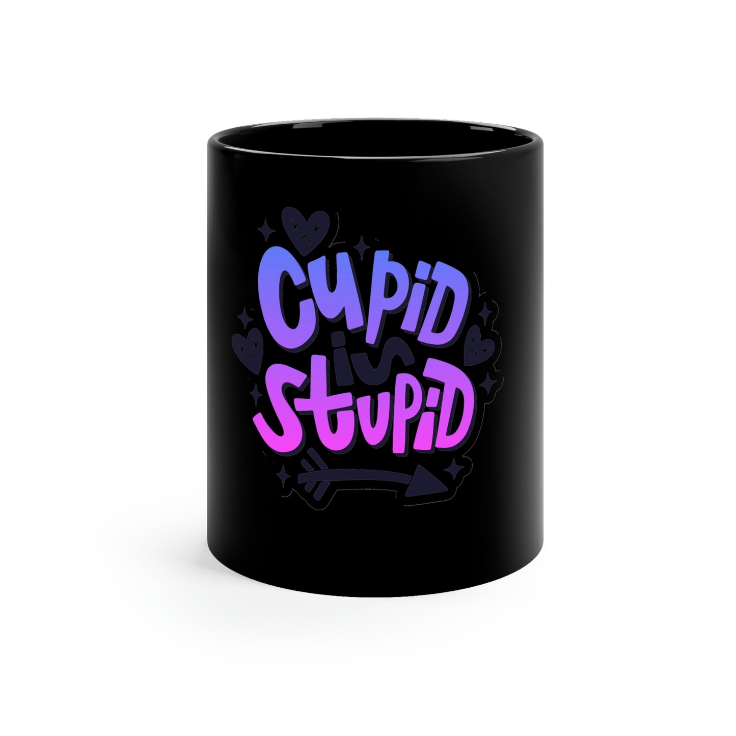 Anti Valentines Day Cupid Is Stupid Mug