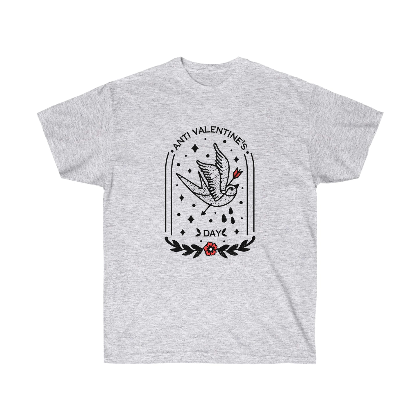 Anti Valentines Day Tattoo Aesthetic T-Shirt