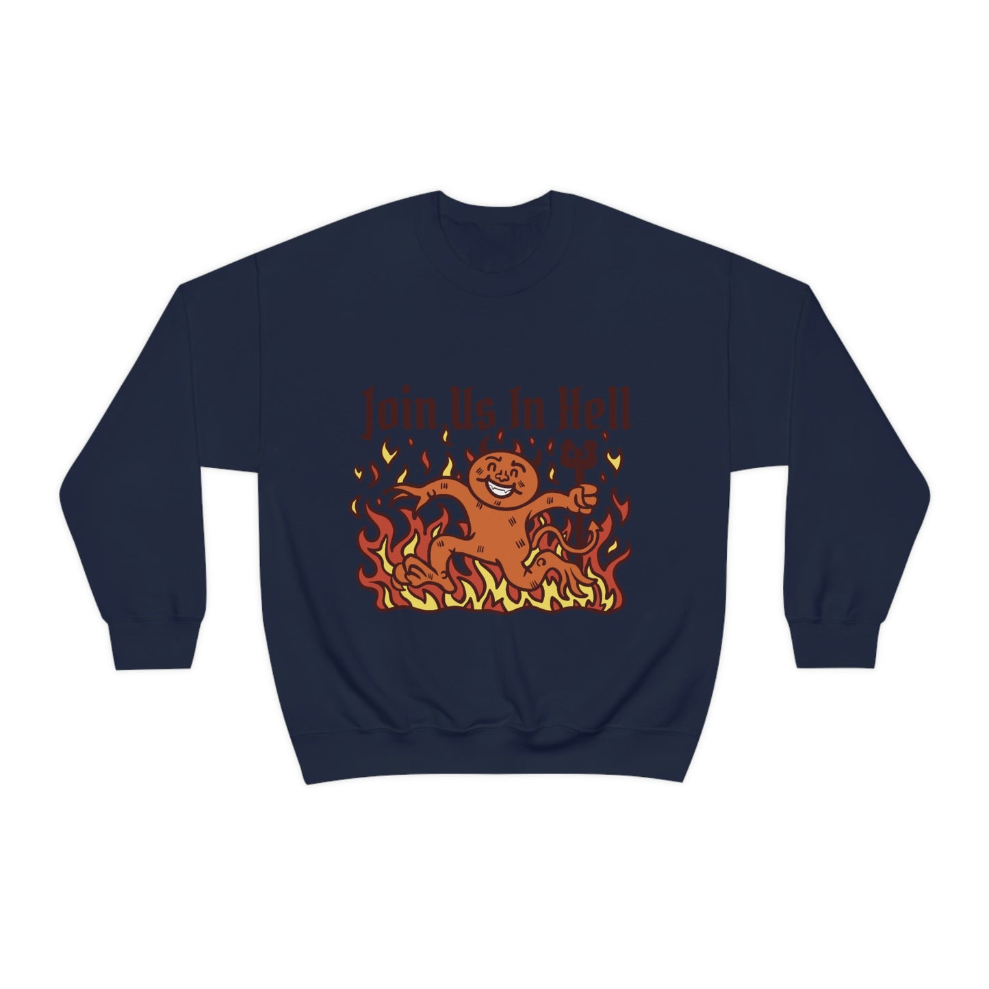 Join Us In Hell Cute Demon, Goth Aesthetic Sweatshirt