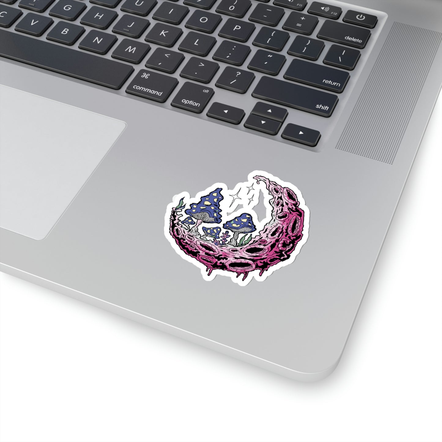 Cottagecore Aesthetic Moon Mushrooms Magic Sticker