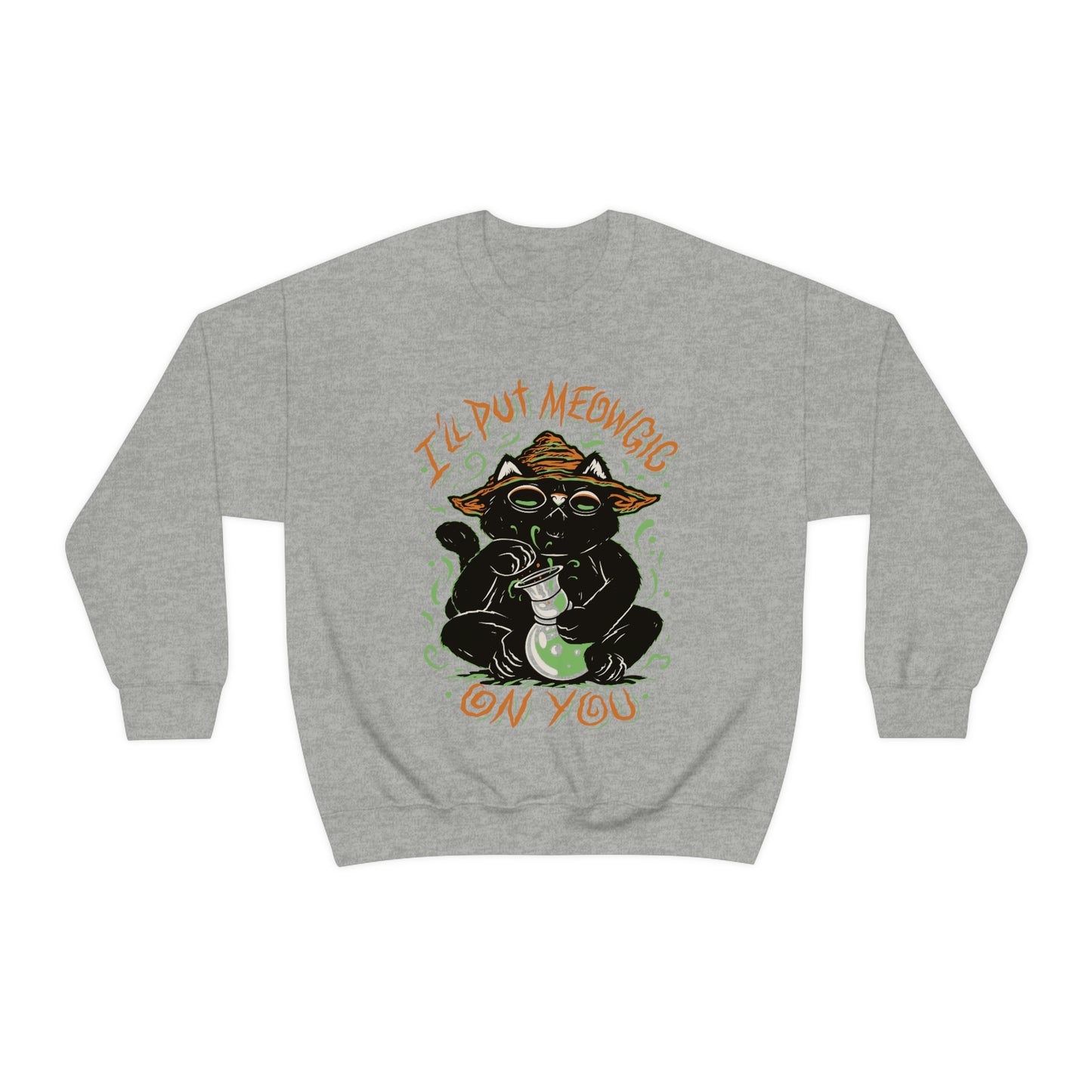 Ill put Meowgic On You Goth Aesthetic Sweatshirt