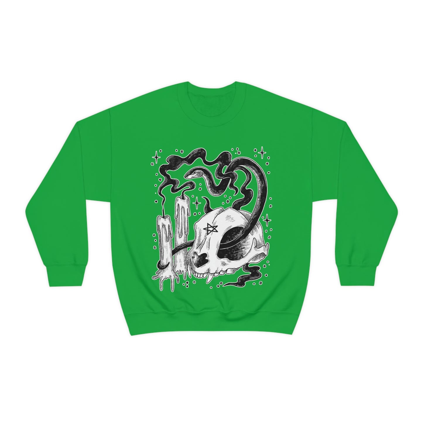 Witch Aesthetic Skull Goth Aesthetic Sweatshirt