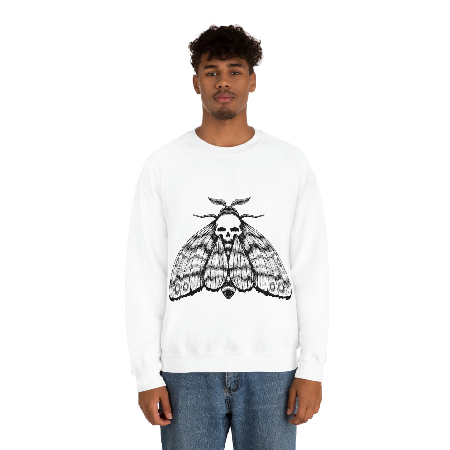 Ink Moth Skull Sweatshirt