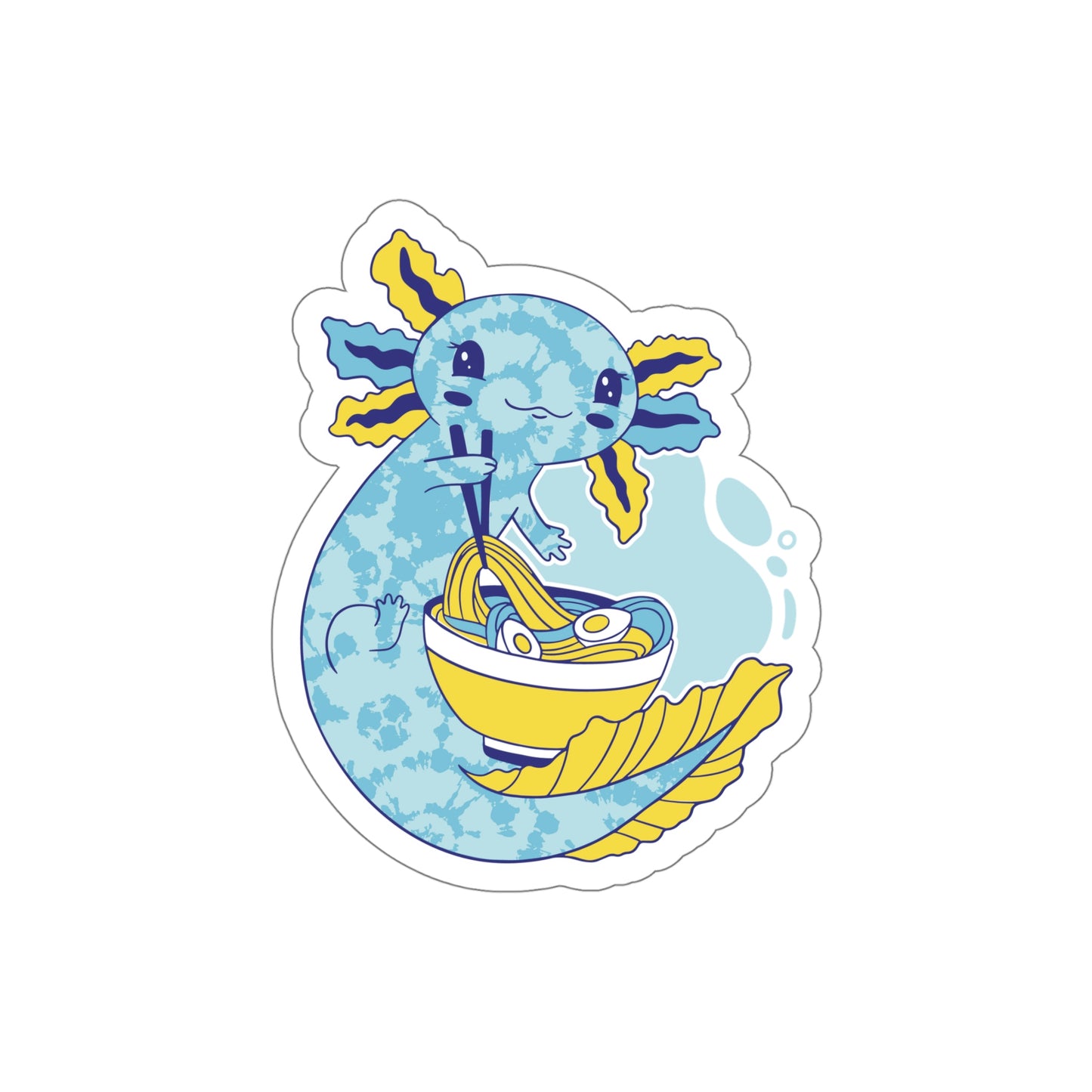 Kawaii Aesthetic Axolotl Sticker