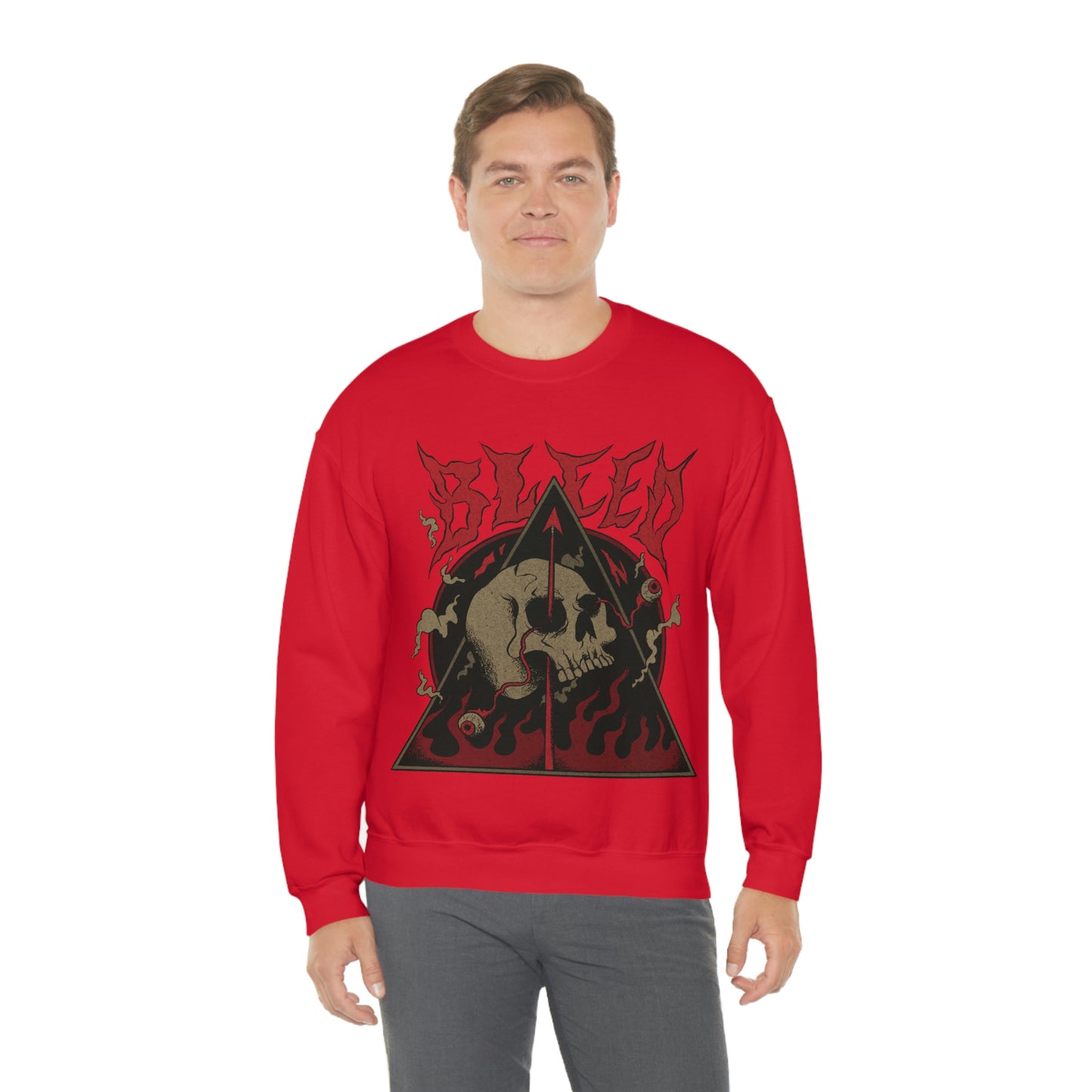 SKULL METAL BAND Goth Aesthetic Sweatshirt