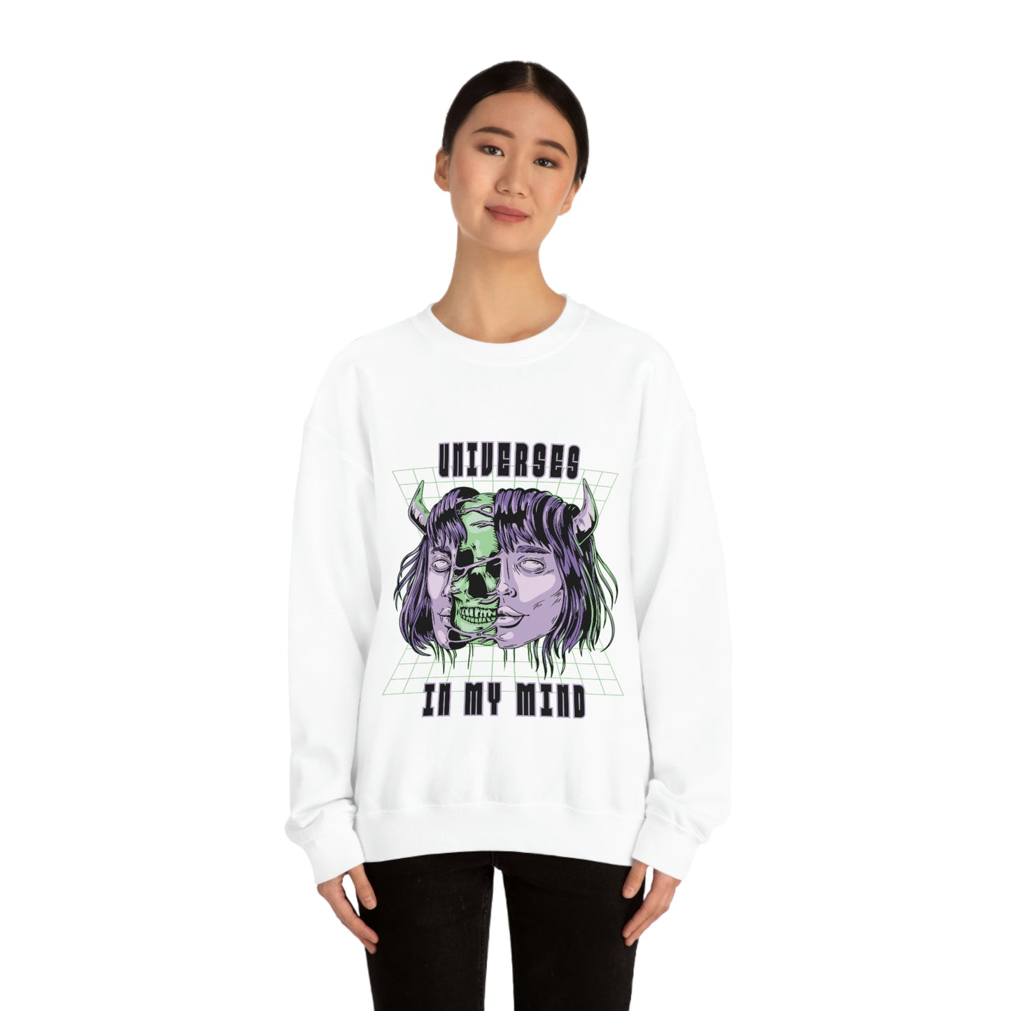 Universes In My Mind Pastel Goth Aesthetic Cyber Sweatshirt