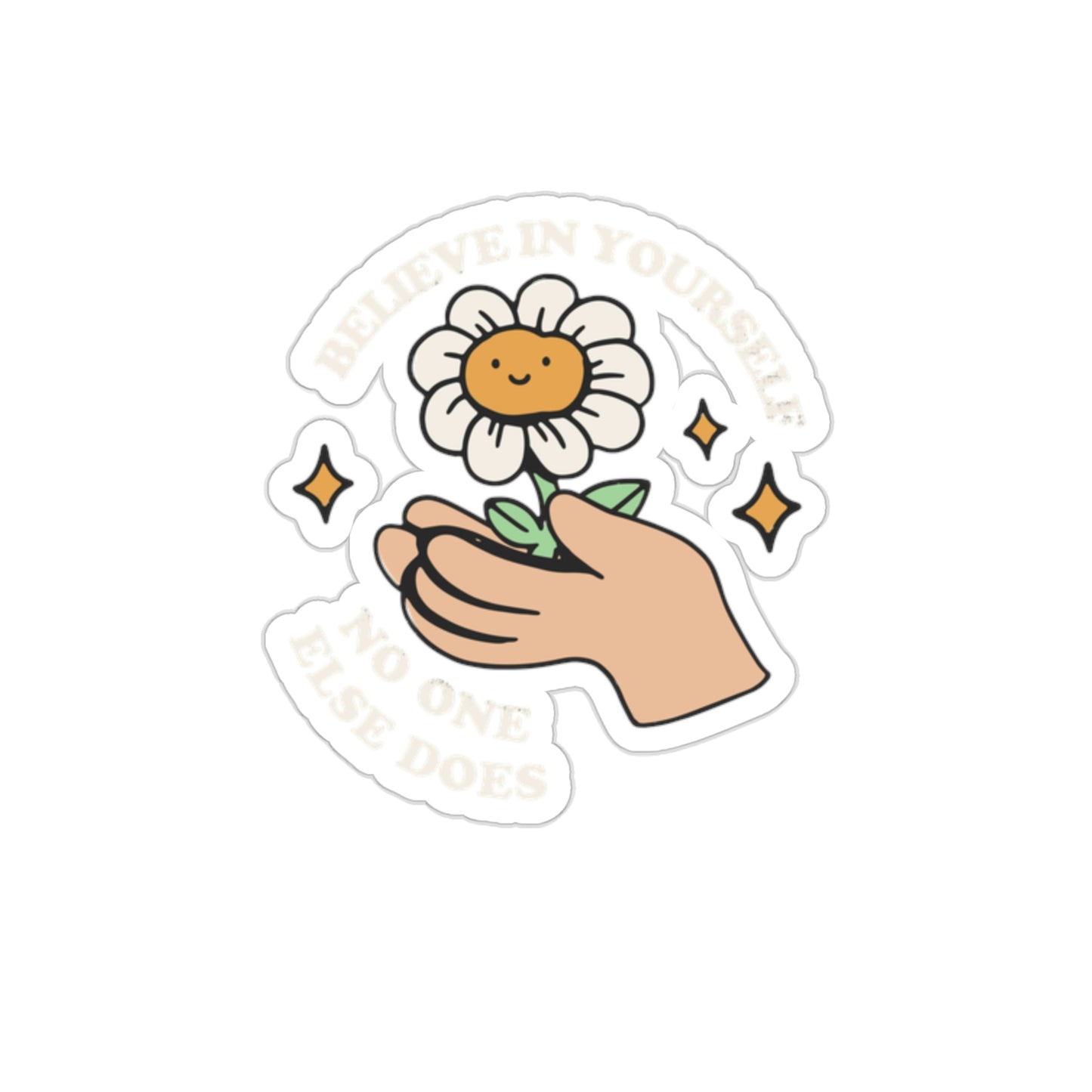 Believe In Yourself No One Else Does Shirt, Y2k Aesthetic Sticker