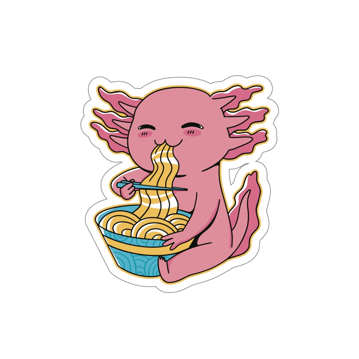 Kawaii Aesthetic, Yami Kawaii, Japanese Aesthetic Otaku Cute Axolotl Sticker