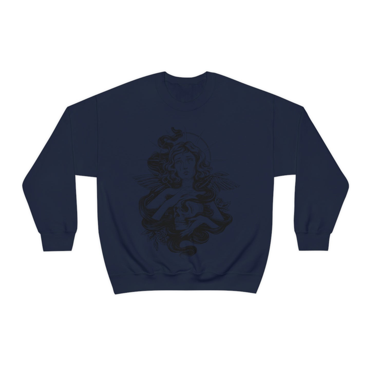 Dark Aesthetic Crying Women Sweatshirt
