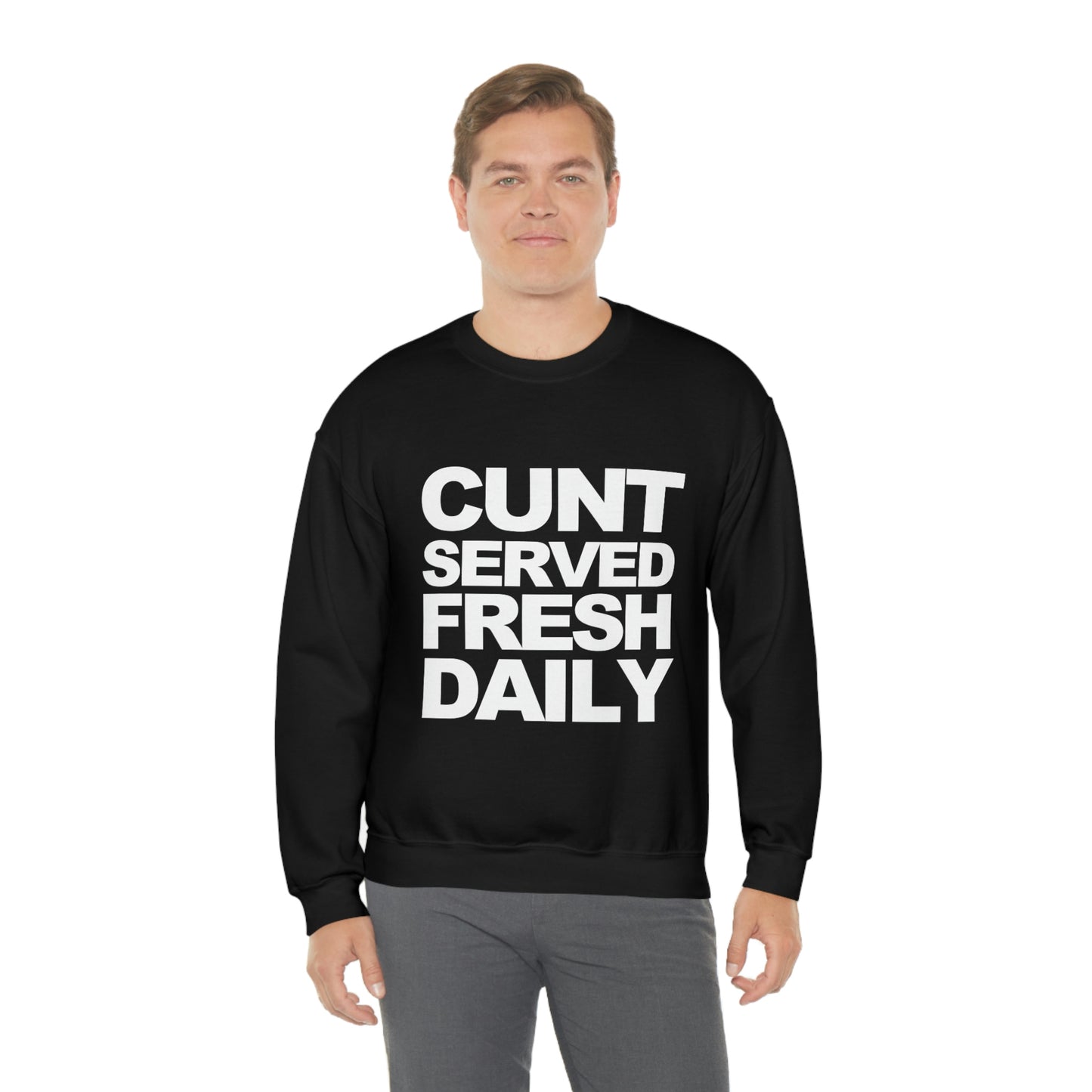 Cunt Served Fresh Daily Shirt, Y2k Aesthetic Sweatshirt