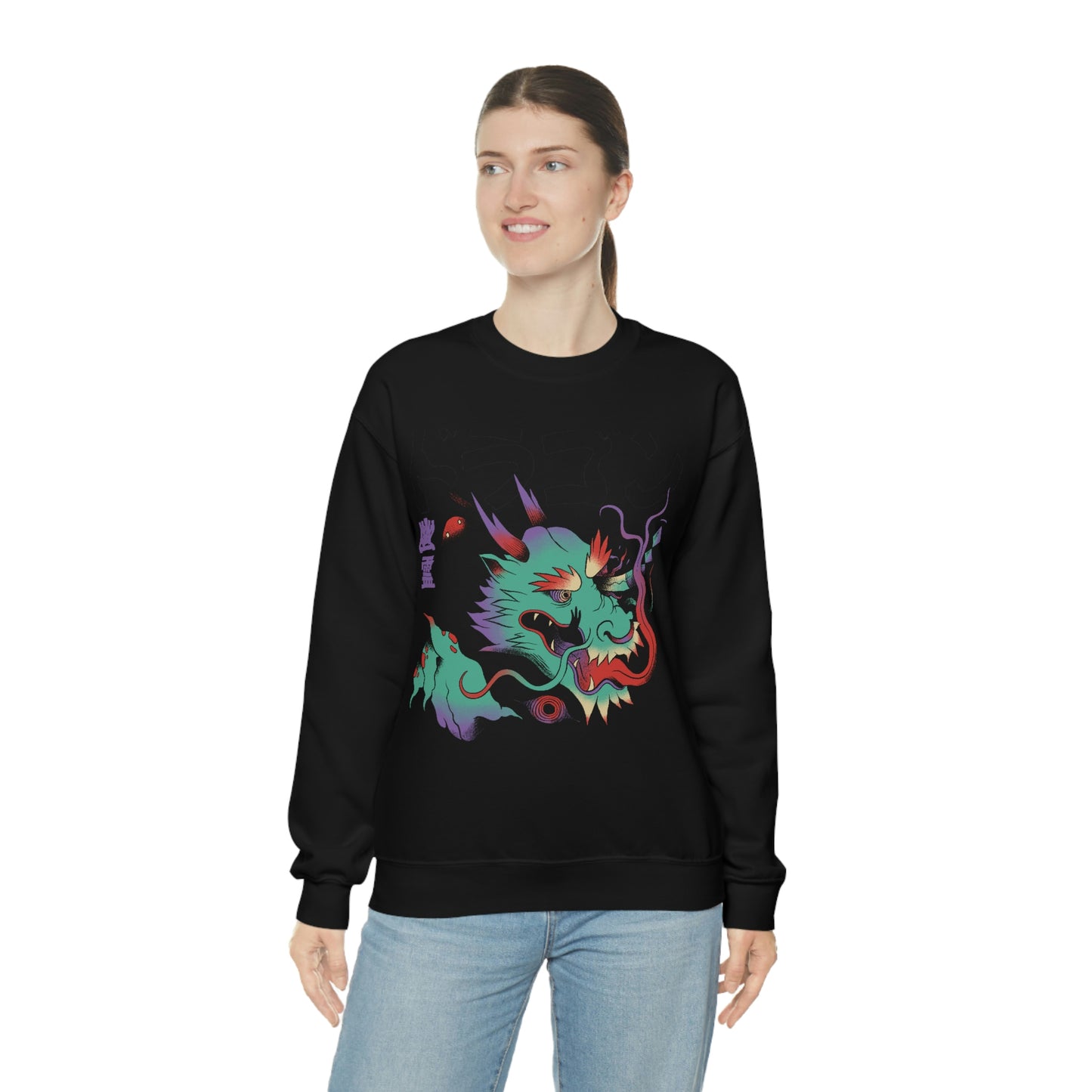 Indie Japanese Art, Japan Streeetwear Retro, Japanese Aesthetic Sweatshirt