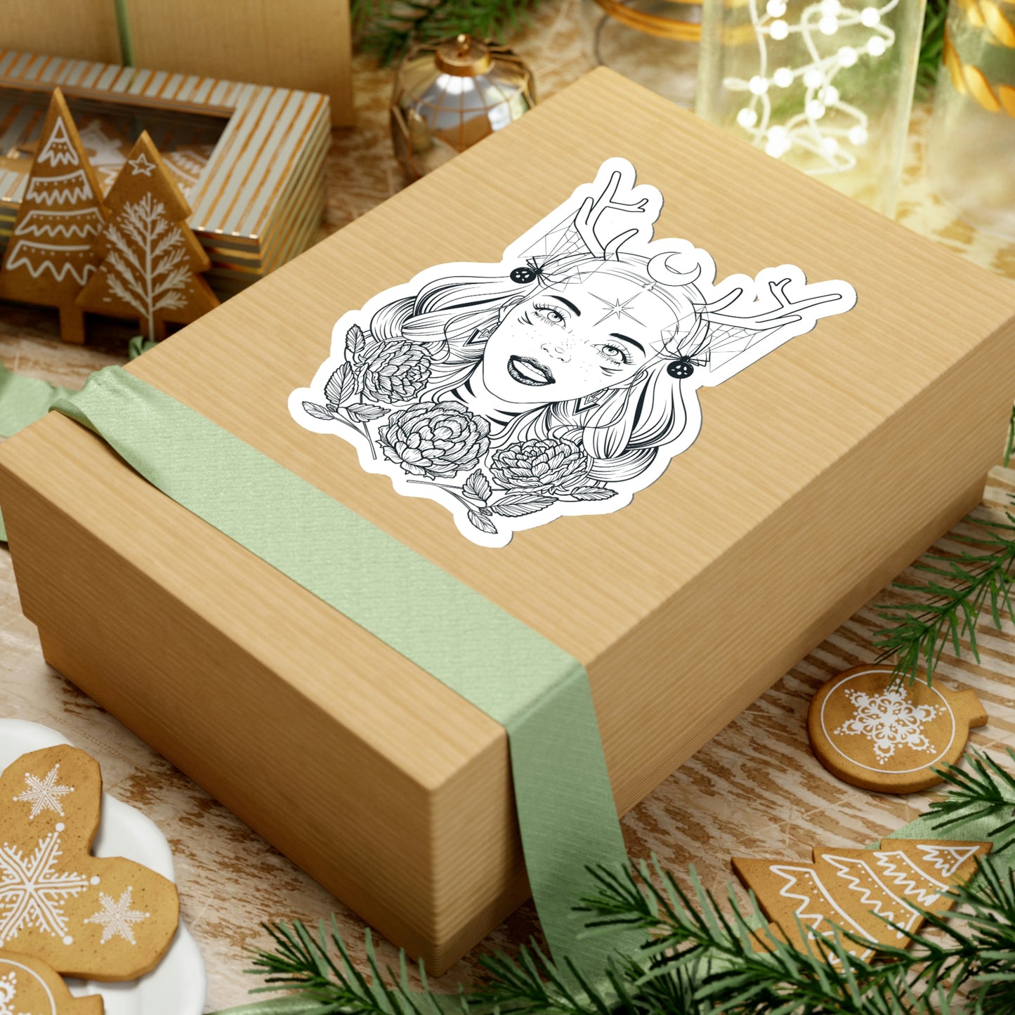 Goth Girl Aesthetic Sticker