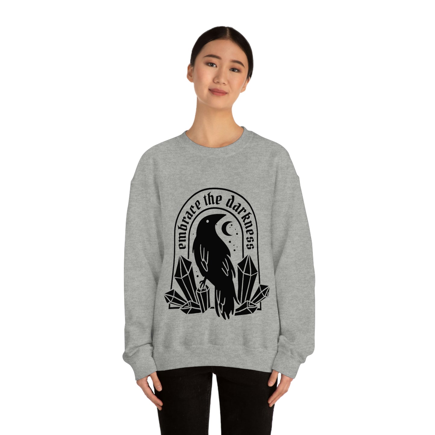 Embrace The Darkness Goth Aesthetic Sweatshirt