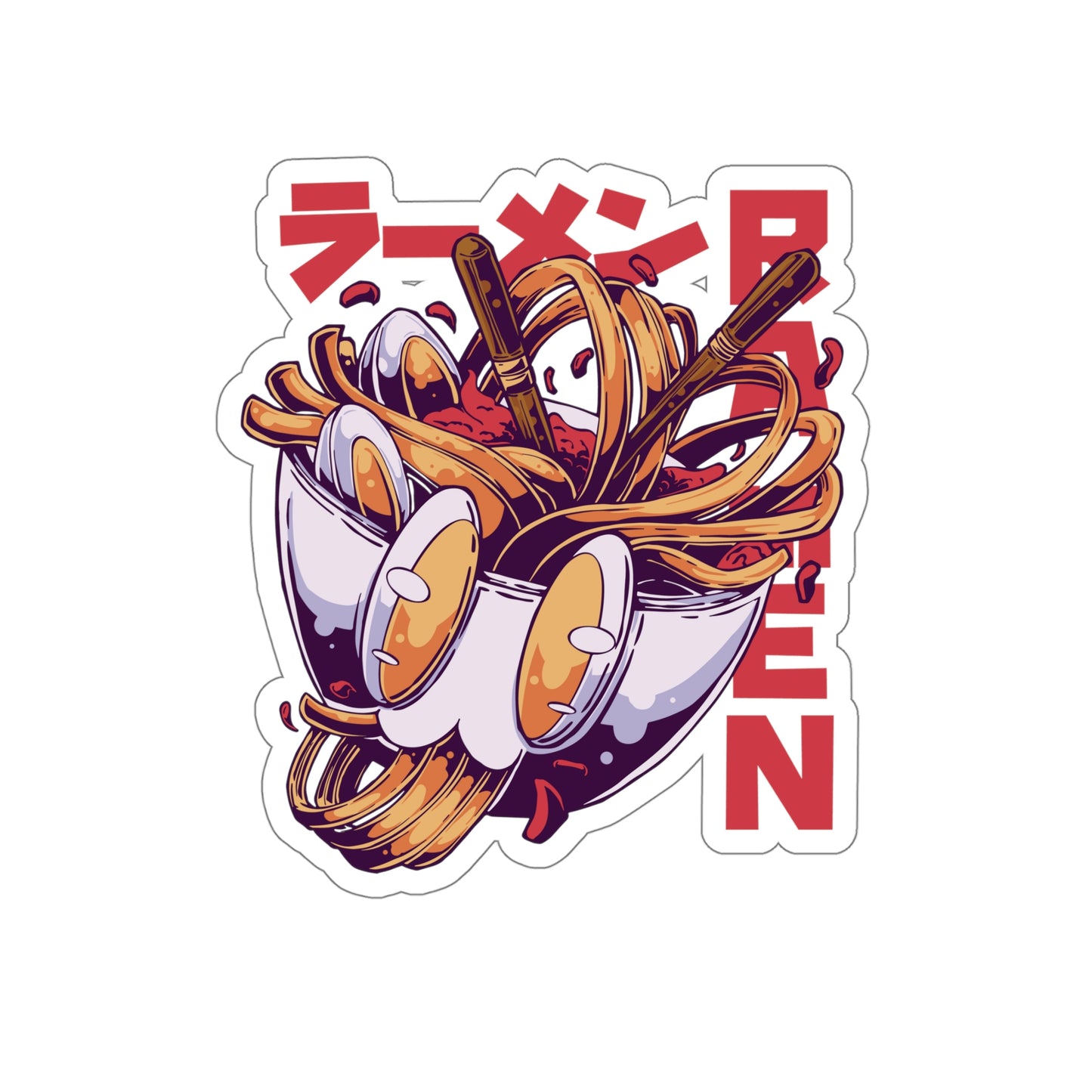 Pastel Kawaii Aesthetic, Yami Kawaii, Japanese Aesthetic Otaku Cute Anime Ramen Sticker