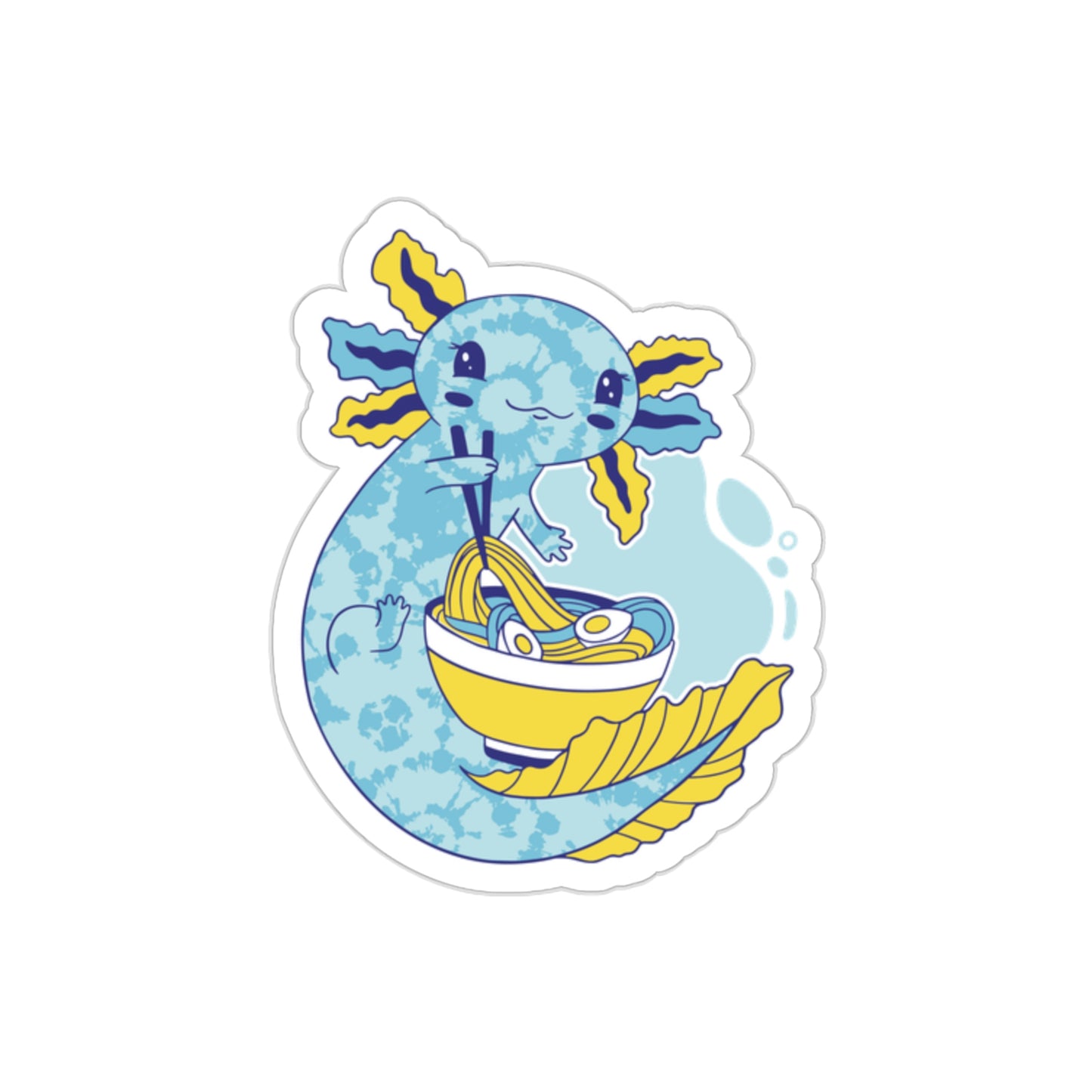 Kawaii Aesthetic Axolotl Sticker