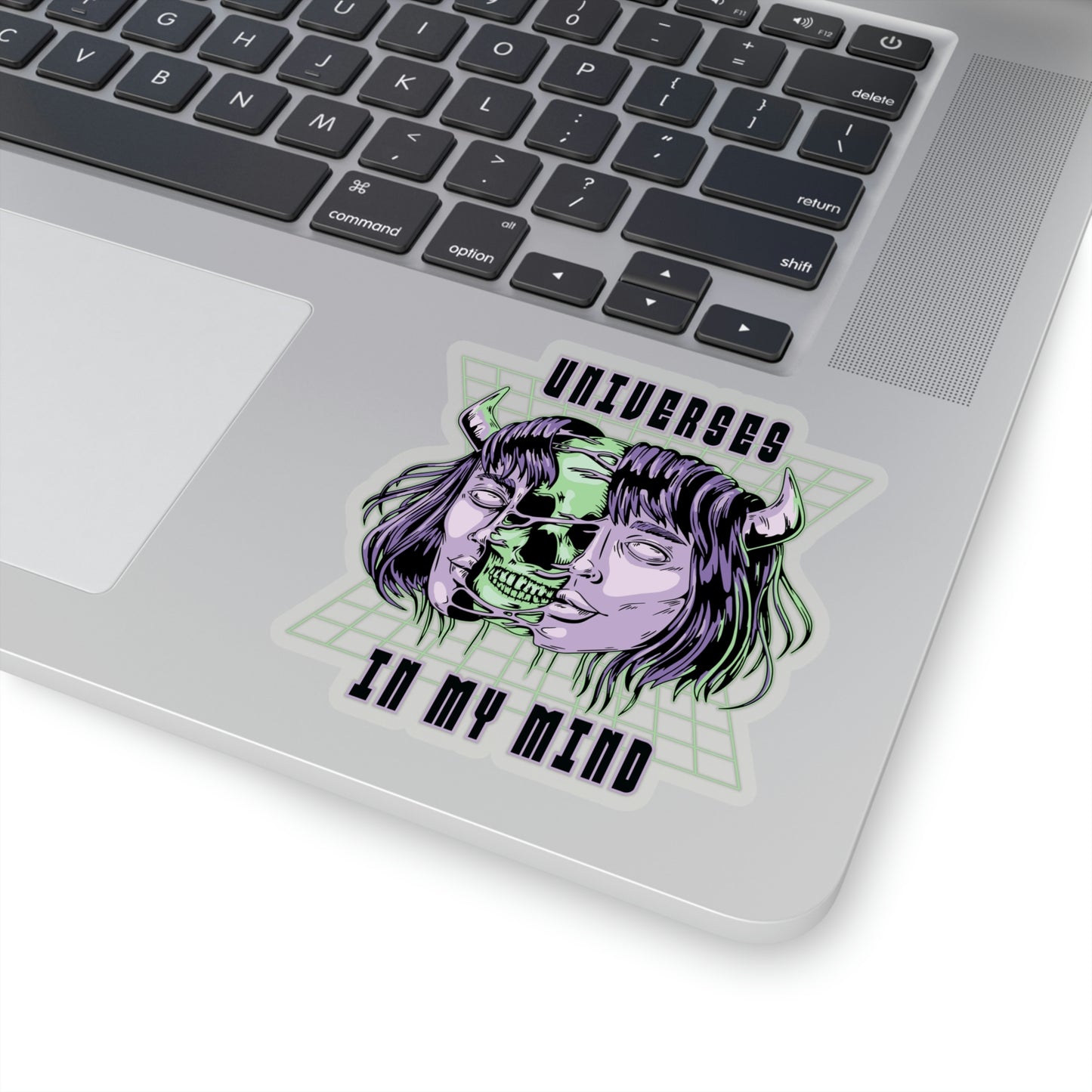 Universes In My Mind Pastel Goth Aesthetic Cyber Sticker