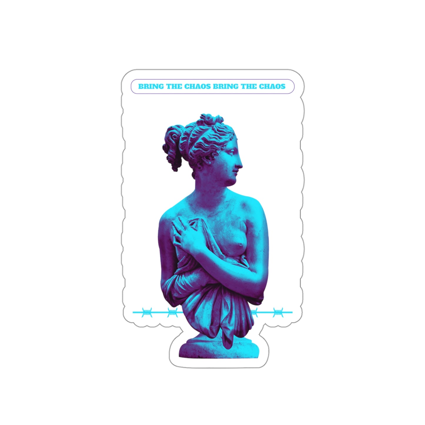 Fear No Bitch Y2k Aesthetic Sticker