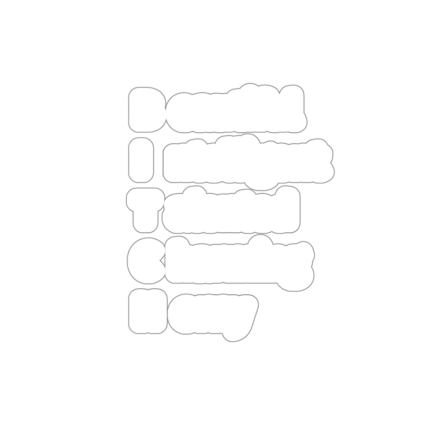 BITCH Shirt, Beautifull Intelligent, Talented, Charming, Horny Sticker