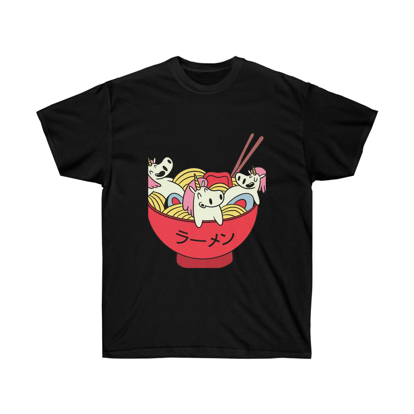 Japanese Aesthetic Unicorn In Ramen T-Shirt