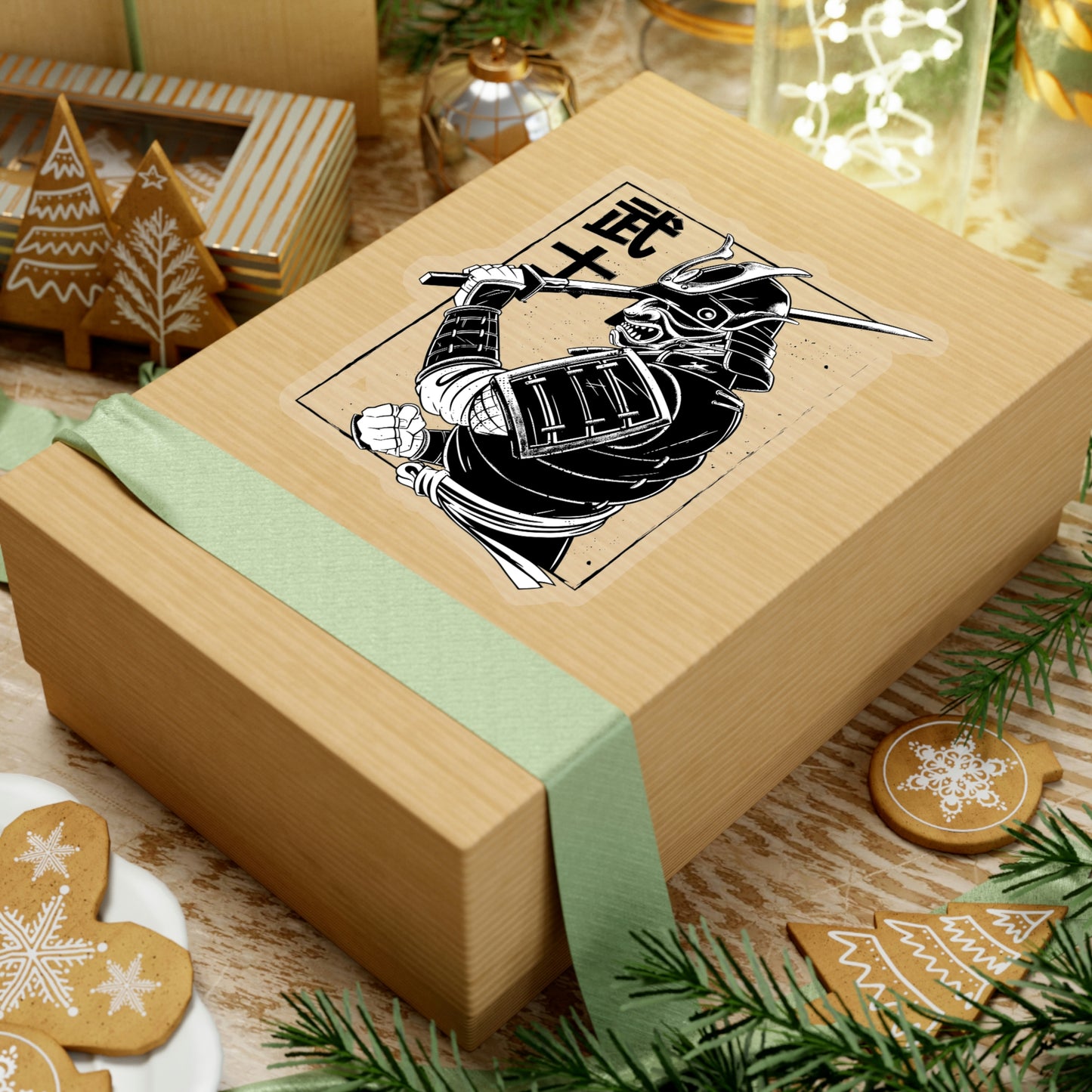 Japanese Aesthetic Japan Samurai Graphic Sticker