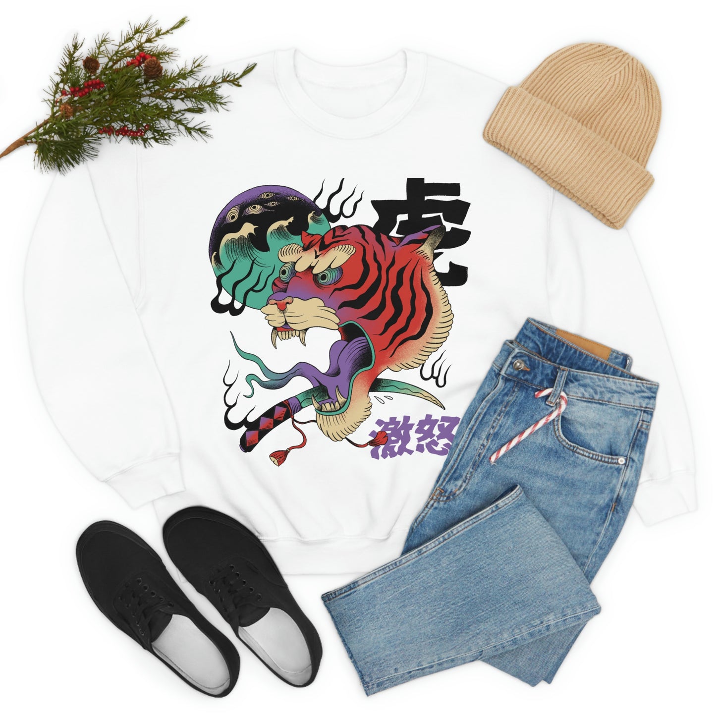 Indie Japanese Art, Japan Streeetwear Retro, Japanese Aesthetic Sweatshirt