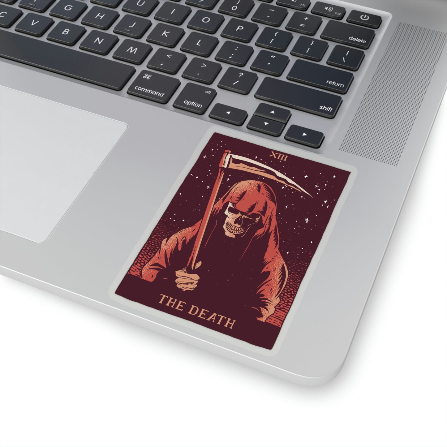The Death Grim Reaper Tarot Card Goth Aesthetic Sticker