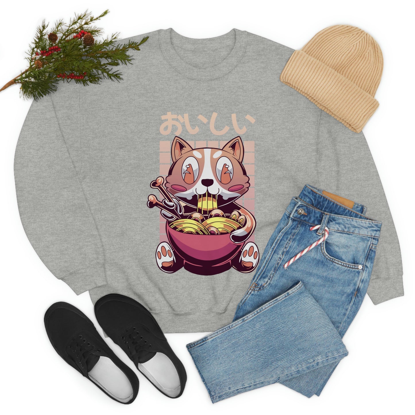 Kawaii Sweatshirt, Kawaii Clothing, Kawaii Clothes, Yami Kawaii Aesthetic, Pastel Kawaii Sweatshirt Ramen Sweater Sweatshirt
