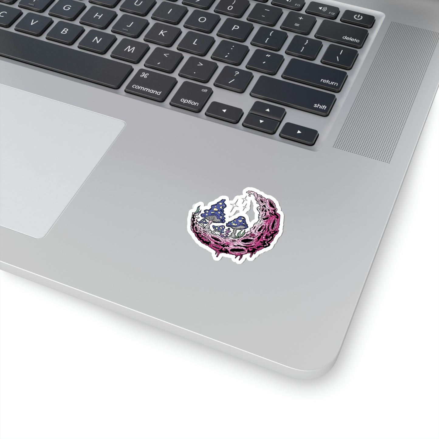 Cottagecore Aesthetic Moon Mushrooms Magic Sticker