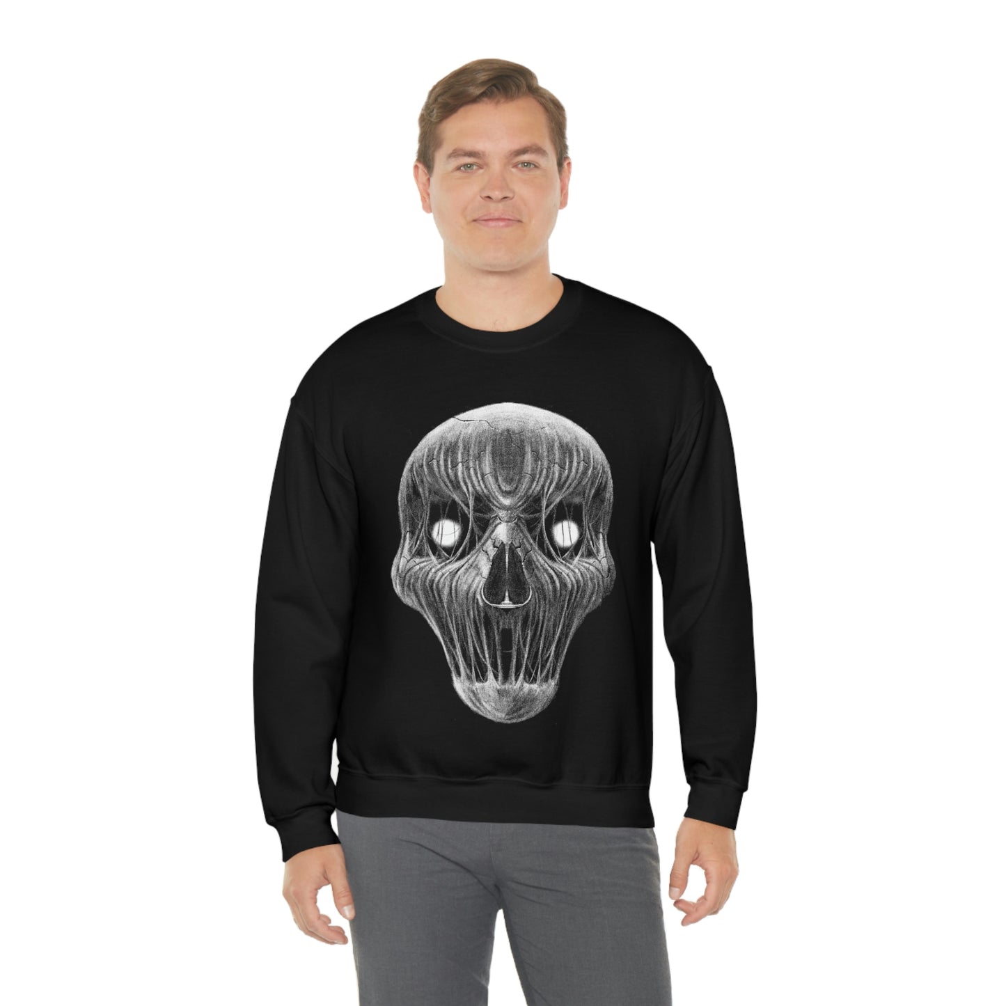 Horror Skull Goth Aesthetic Sweatshirt