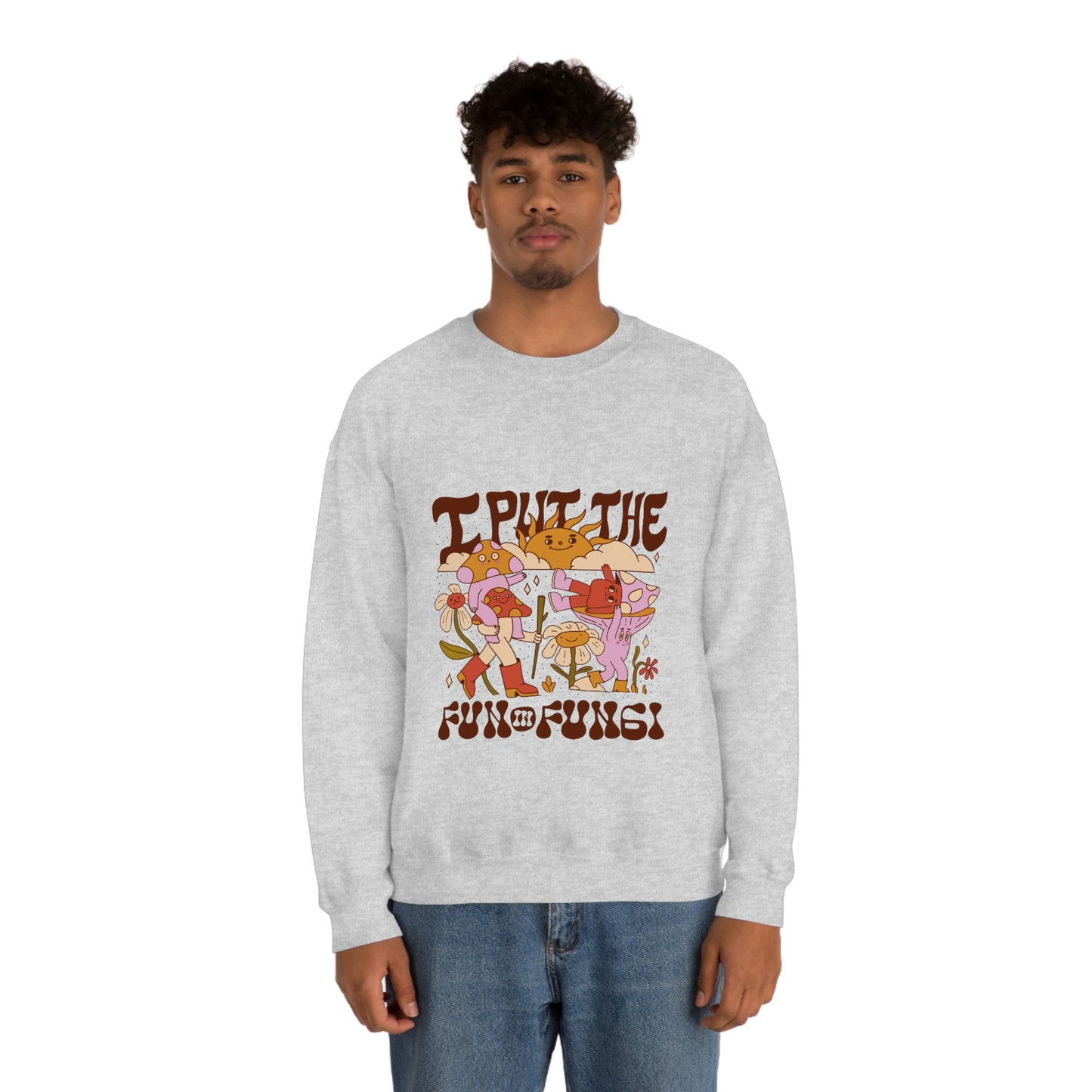 Cottagecore I Put The Fun In Fungi Sweatshirt