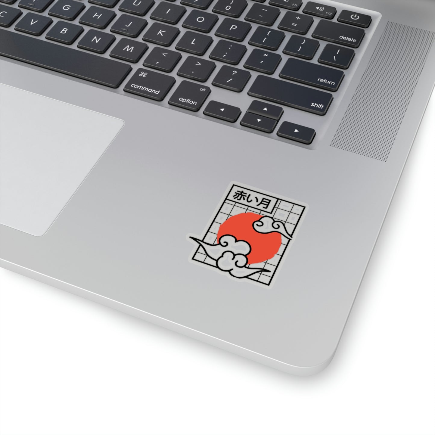 Japanese Aesthetic Redmoon Sticker