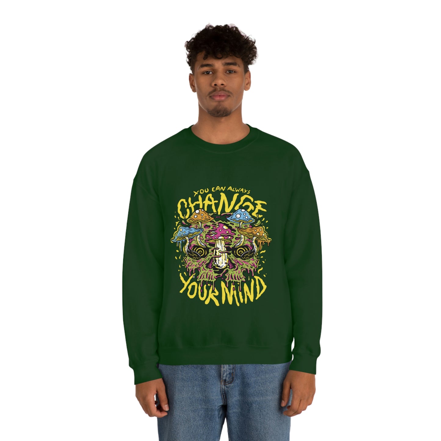 Cottagecore You Can ALways Change Your Mind Psychedelic Sweatshirt