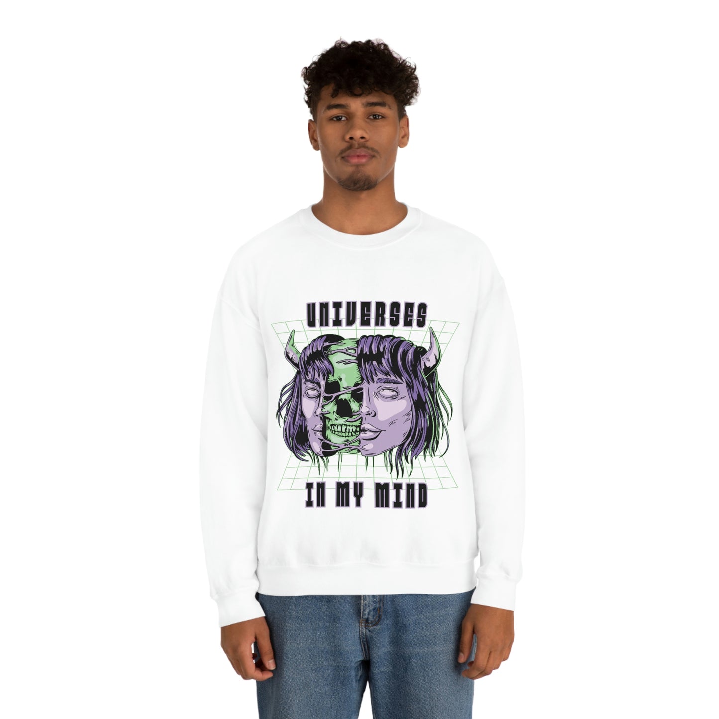 Universes In My Mind Pastel Goth Aesthetic Cyber Sweatshirt