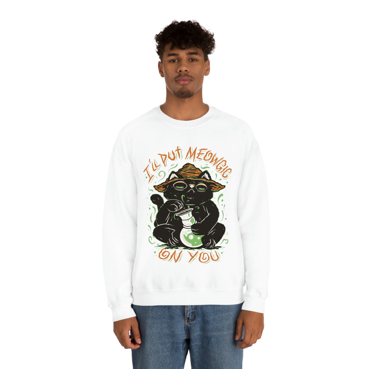 Ill put Meowgic On You Goth Aesthetic Sweatshirt