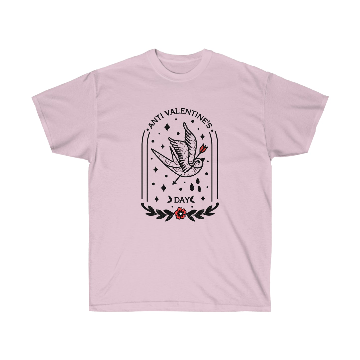 Anti Valentines Day Tattoo Aesthetic T-Shirt