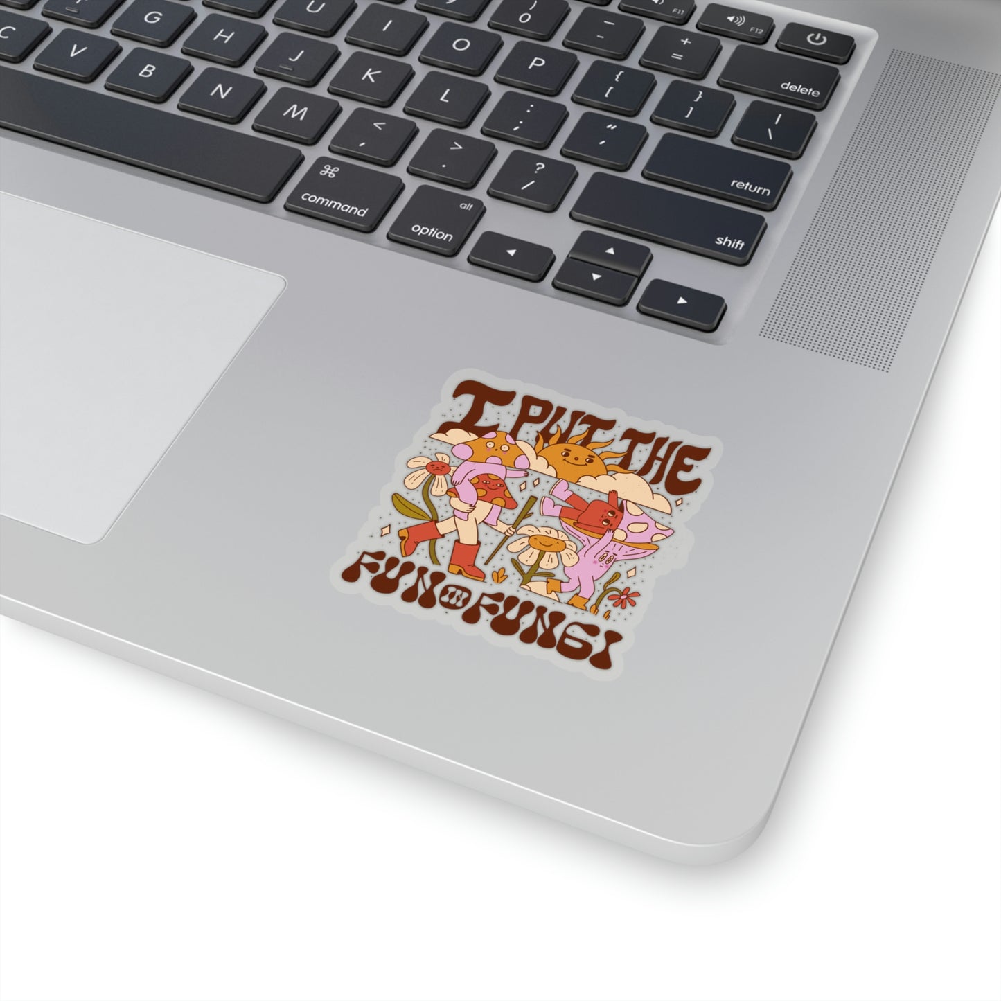 Cottagecore I Put The Fun In Fungi Sticker