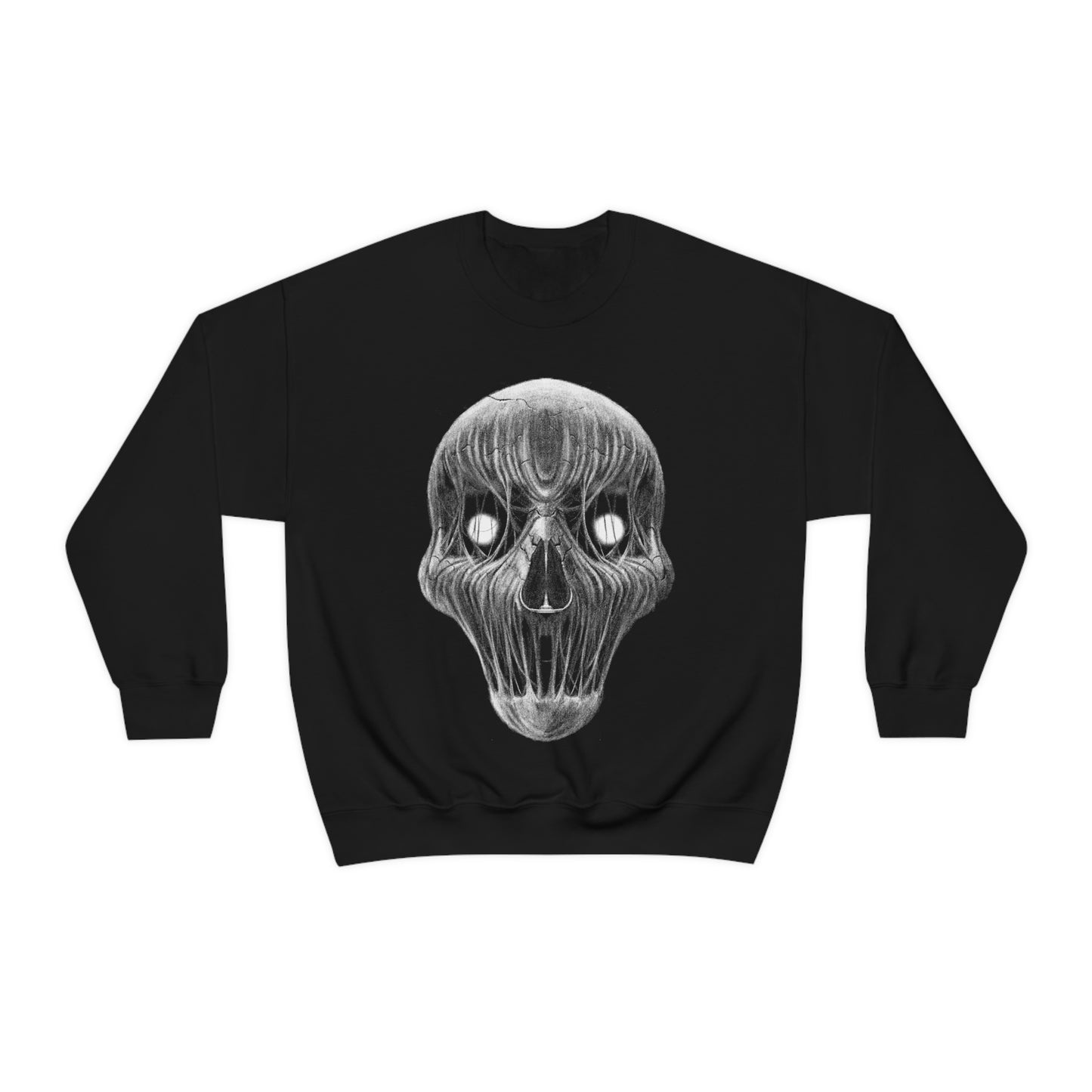 Horror Skull Goth Aesthetic Sweatshirt