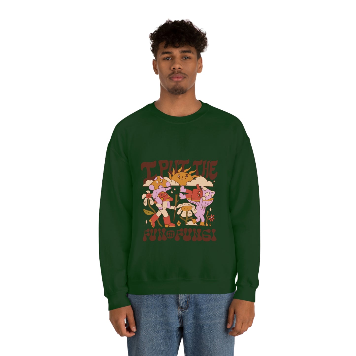 Cottagecore I Put The Fun In Fungi Sweatshirt