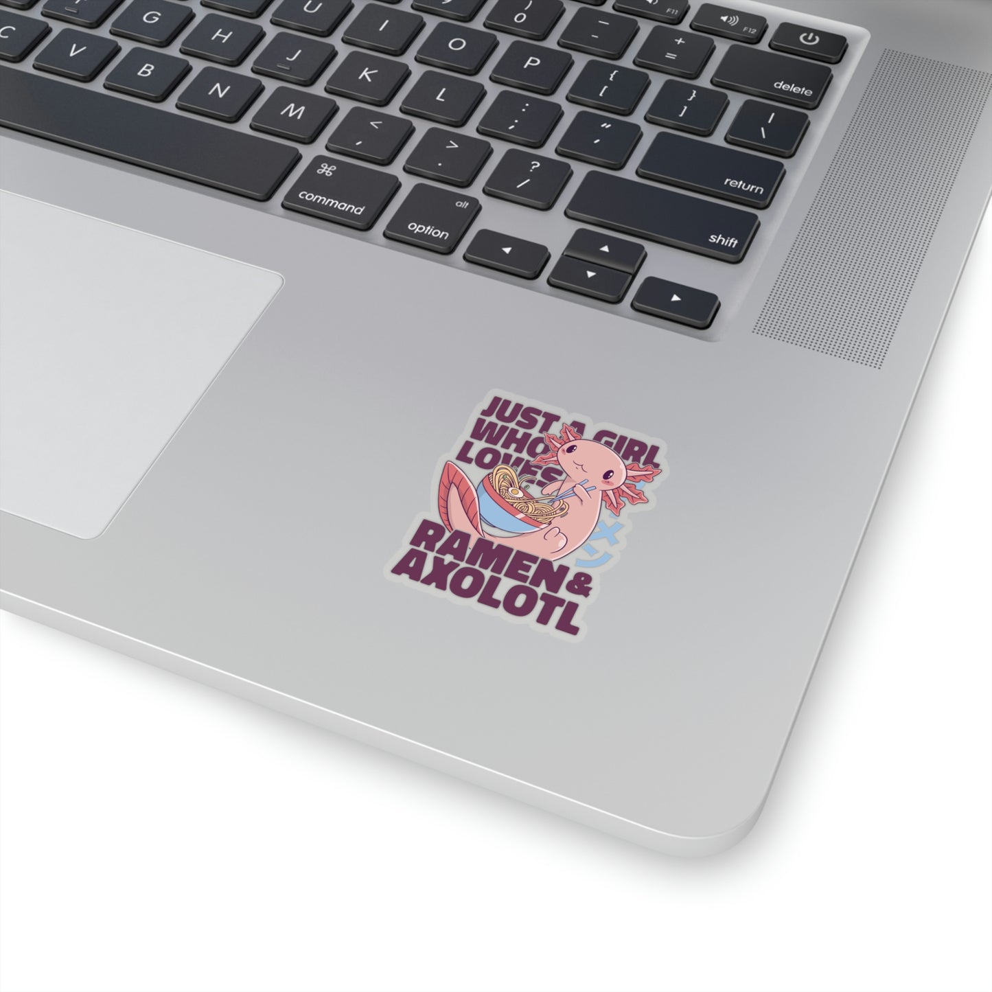 Kawaii Aesthetic Just A Girl Who Loves Ramen & Axolotl Sticker