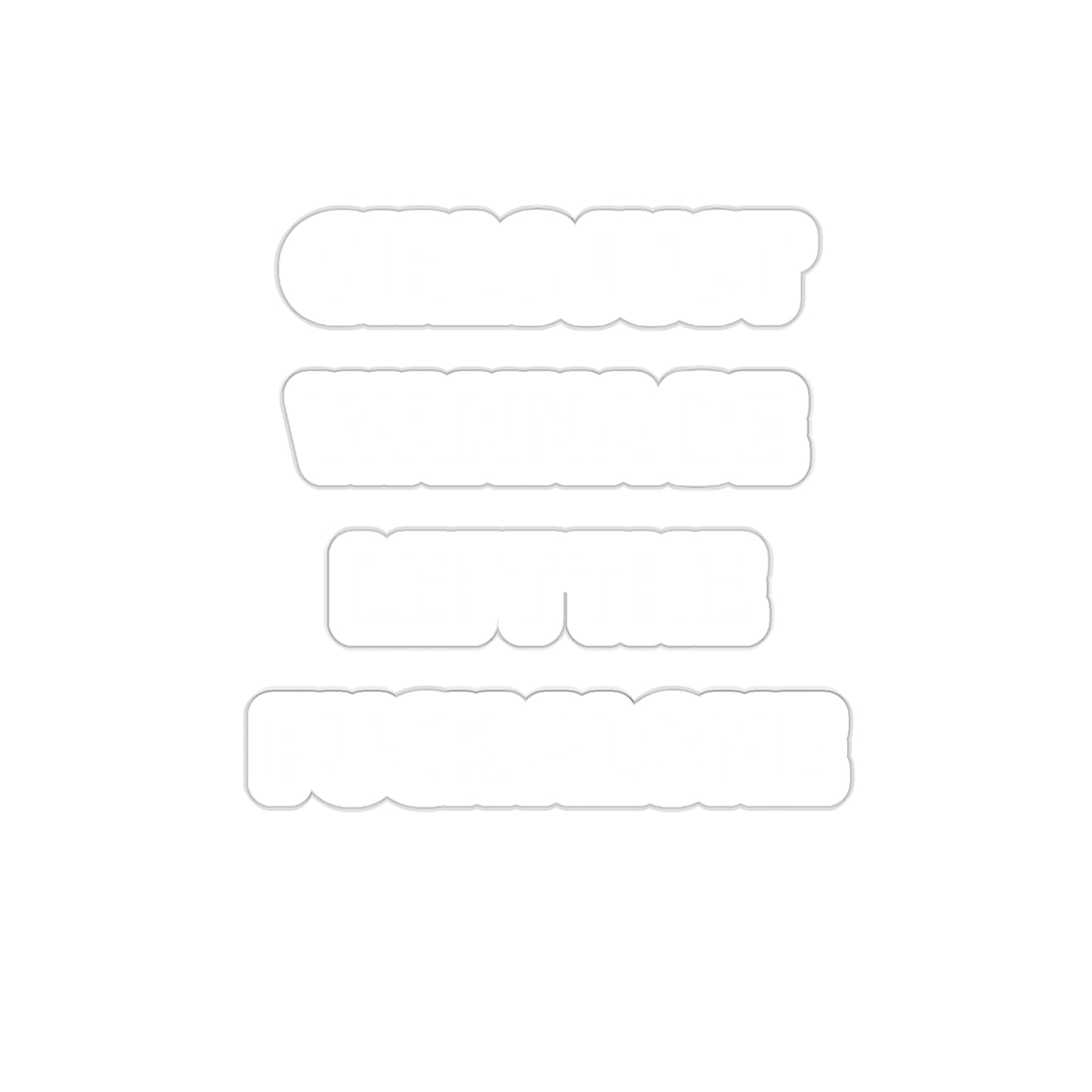 Girls Just Wanna Be Left The Fuck Alone Black Sticker