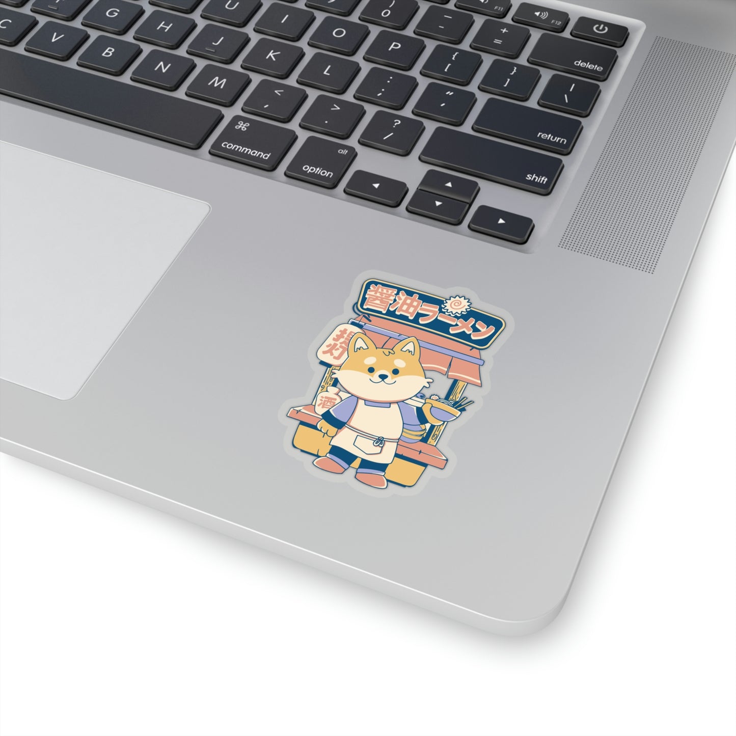 Japanese Aesthetic Ramen Shop, Corgi Sticker