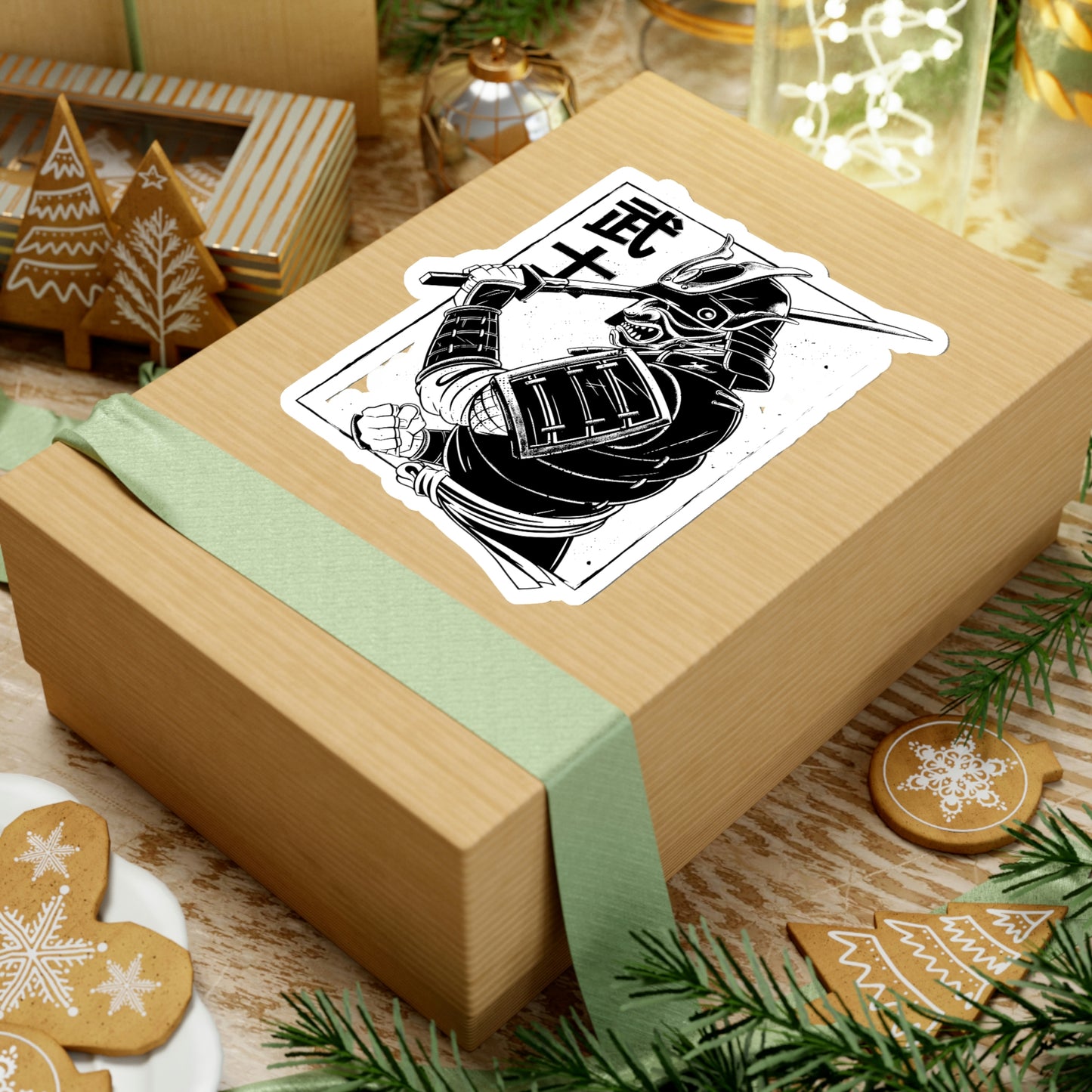 Japanese Aesthetic Japan Samurai Graphic Sticker