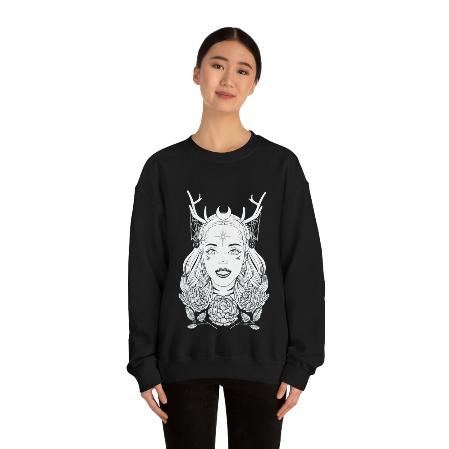 Goth Girl Aesthetic Sweatshirt