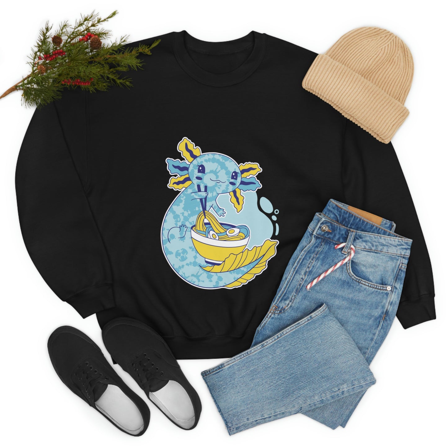 Kawaii Aesthetic Axolotl Sweatshirt