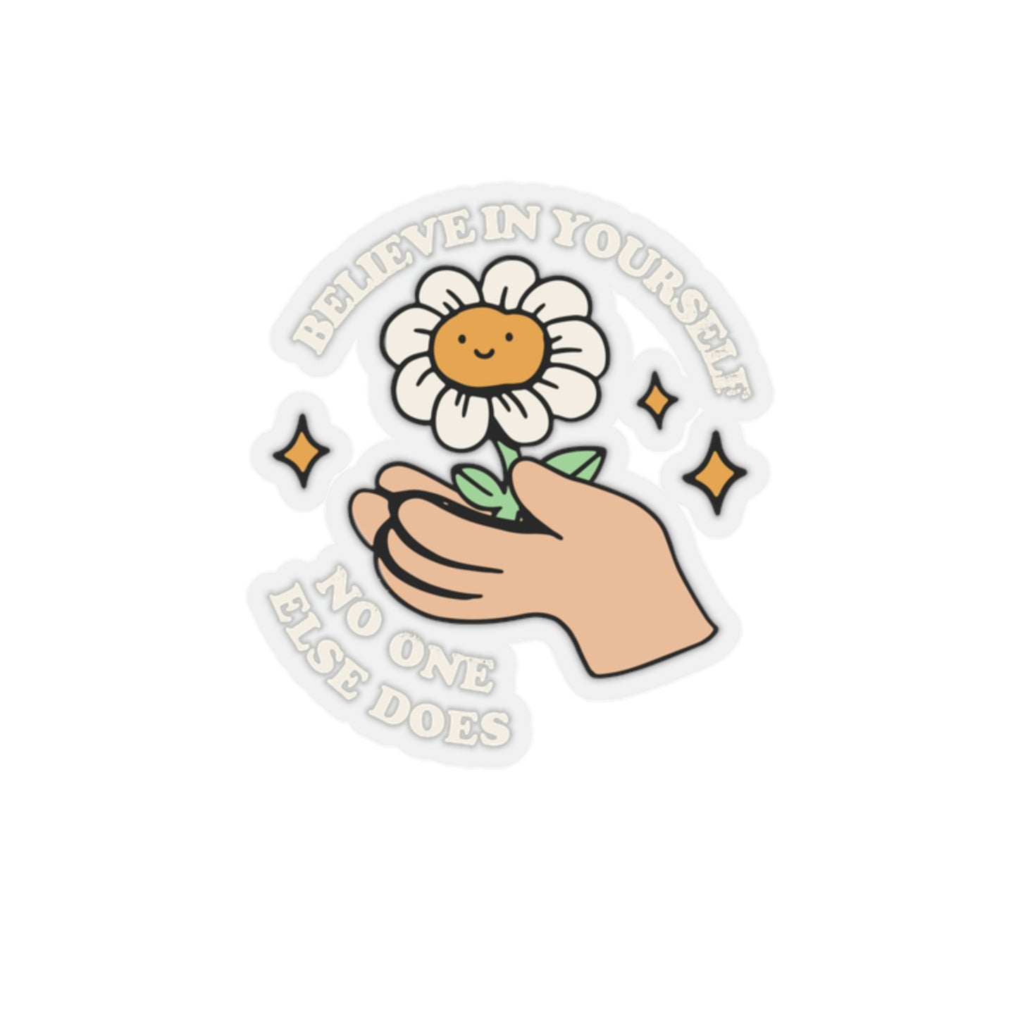 Believe In Yourself No One Else Does Shirt, Y2k Aesthetic Sticker