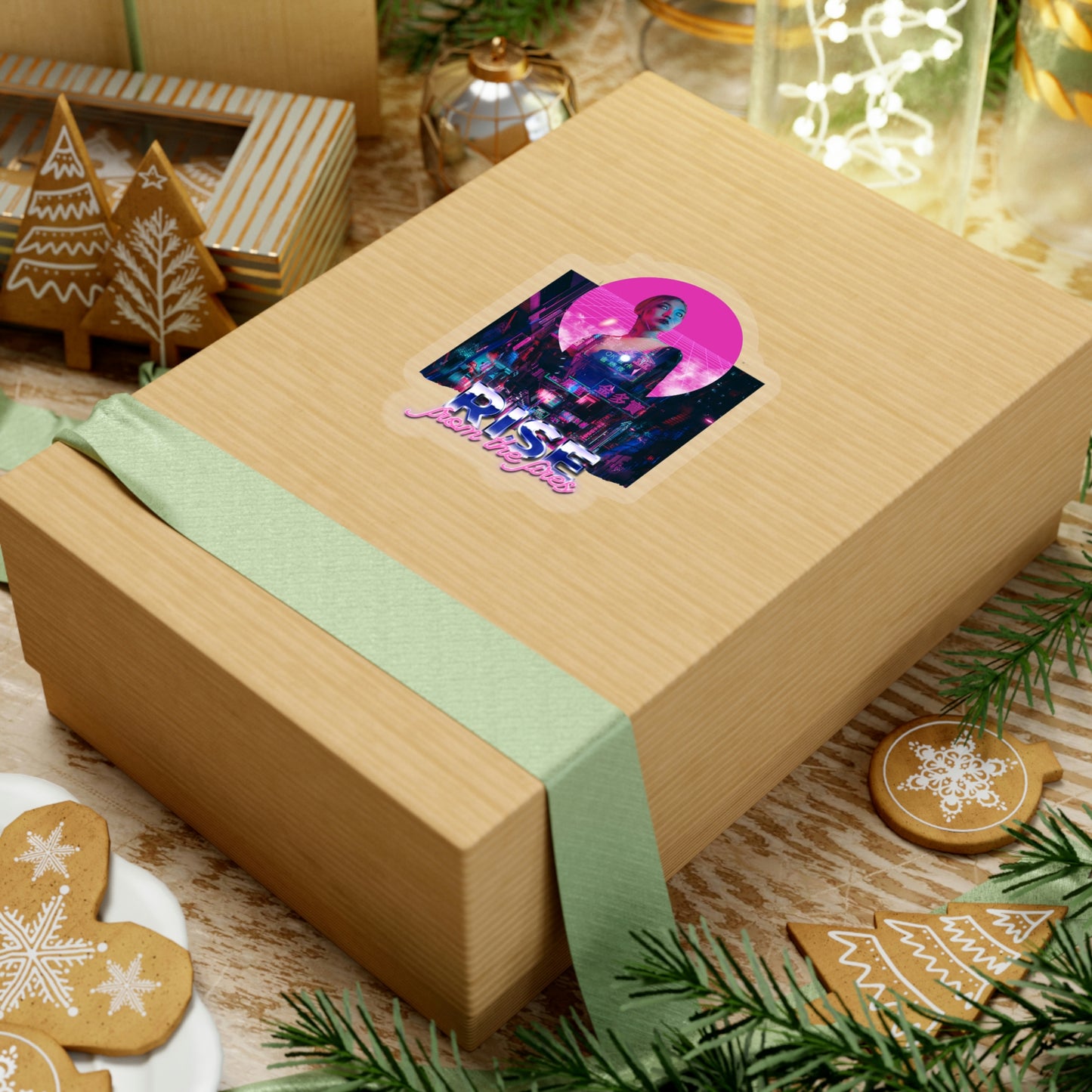 Japanese Aesthetic Girl 80's runner Sticker