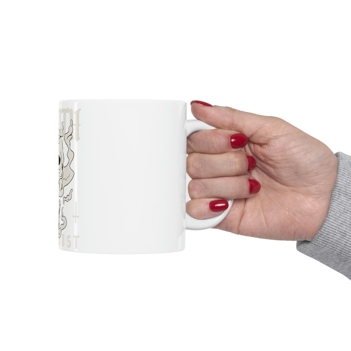 So Goth Im A Ghost Goth Aesthetic White Ceramic Mug